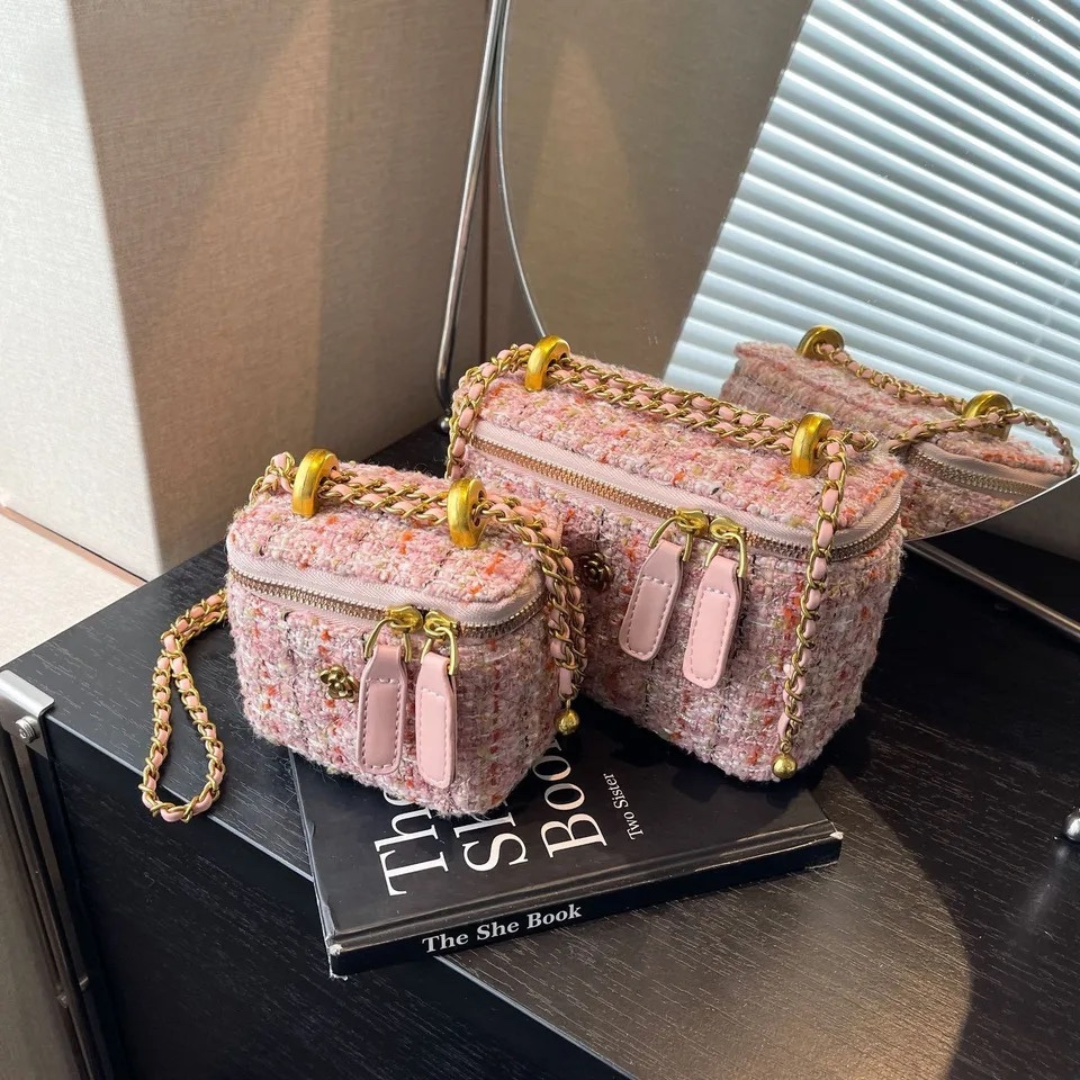 Modische Umhängetasche mit gestepptem Design