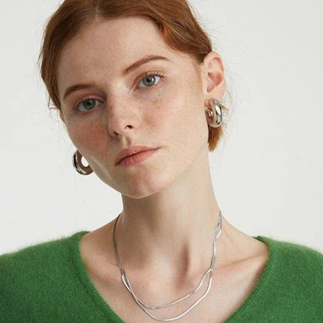 Retro C-Form Creolen