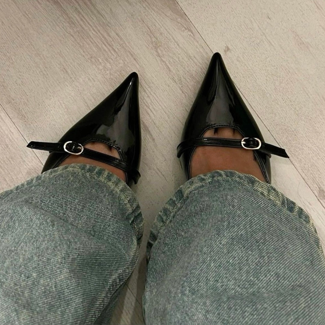 Slingblack Heels