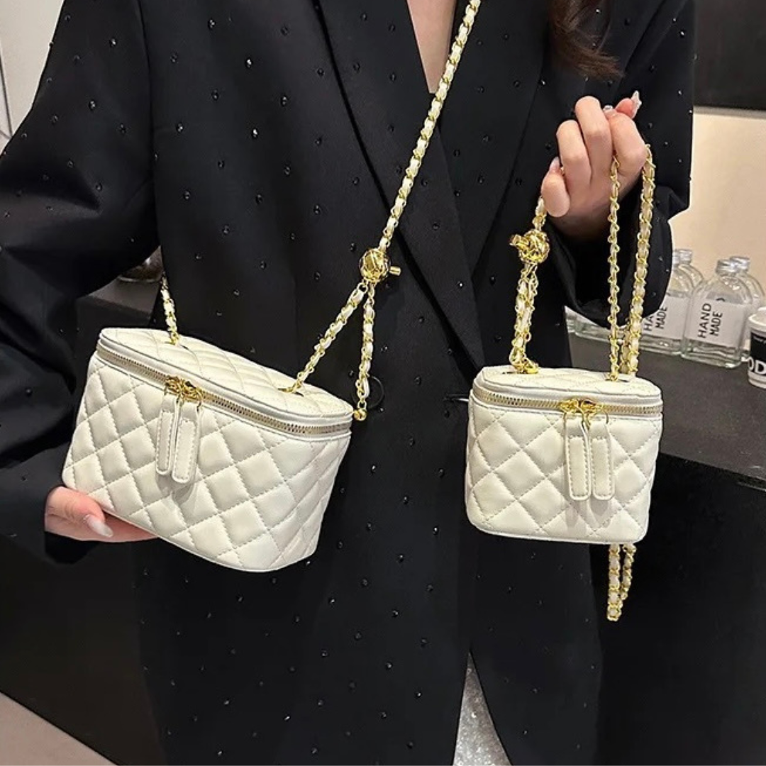 Modische Umhängetasche mit gestepptem Design