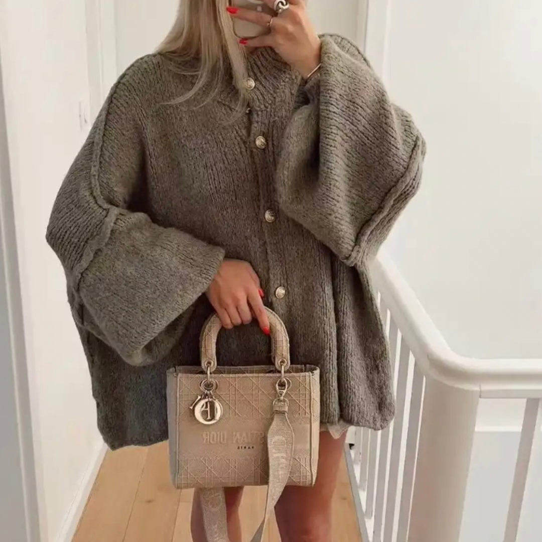 Oversize Strickcardigan