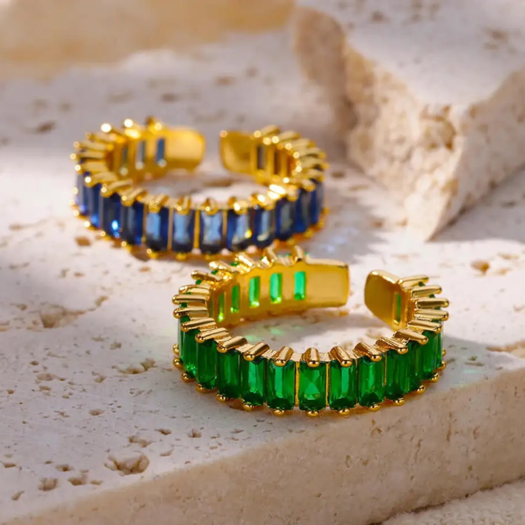 Kubische Zirkonen Ring