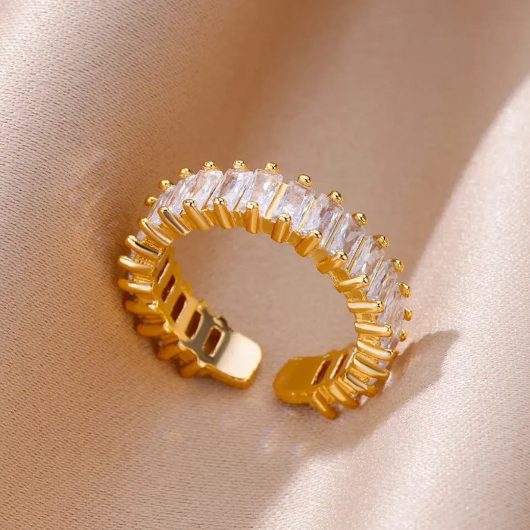 Kubische Zirkonen Ring