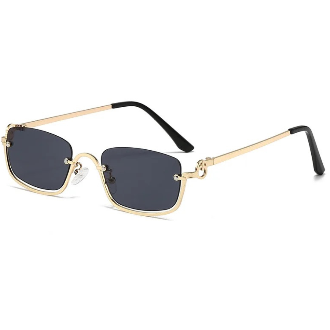 Vintage Halbrahmen Sonnenbrille