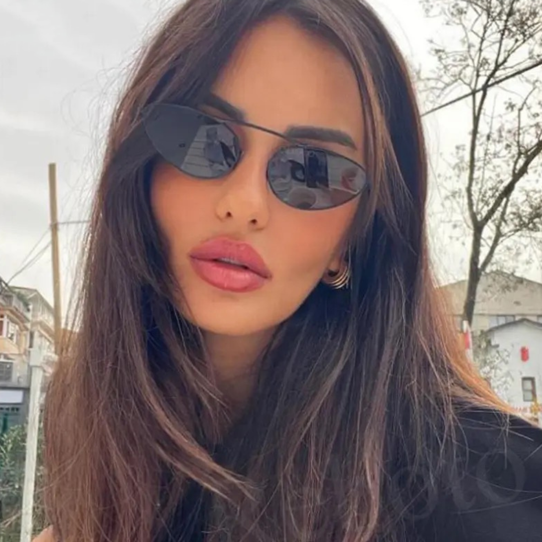 Luxus Cat Eye Sonnenbrille